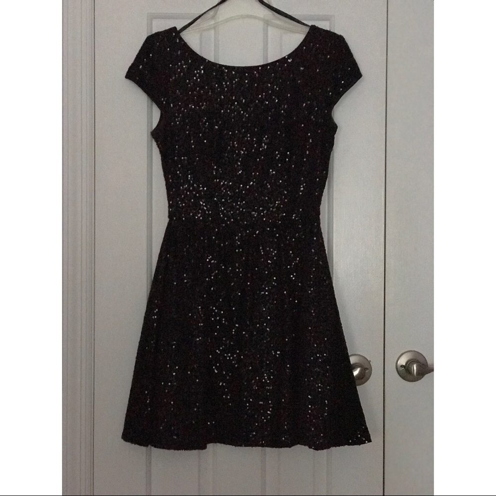 Delia’s black sequin dress • 7/8